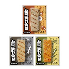 뺀닭 스틱 닭가슴살 3종 혼합, 24개, 80g