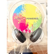 頭戴式有線耳機 白色 3.5mm, 如圖所示, 詳情頁內介紹