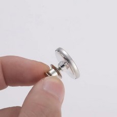 浴簾磁吸固定器，免打孔，防漏光，遮光神器, 1個, 1個裝+（防鏽超強磁）+磁吸片,17MM【小號】窗簾浴簾固定扣