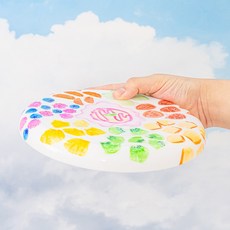 원반 부메랑 만들기 어린이 초등 플라잉 디스크 던지기 놀이, 1개