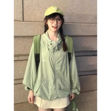 夏季戶外透氣防紫外線女款連帽輕薄防曬外套