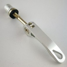 批髮自行車快拆桿座管夾山地車快拆桿螺絲彩色鋁閤金坐管夾配件自行車配件 腳踏車配件 騎行裝備 腳踏車用品 腳踏車裝備 自行, 銀色快拆杆6*65mm, 1個