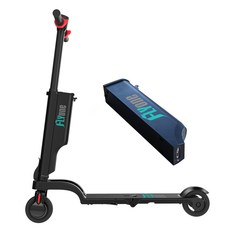 FLYone 電動滑板車 X6, X6+備用36V電池, 1個, 黑色