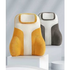 옴박 요추전만쿠션 의자 바른자세 허리 사무실 잘때, 1개, 대형 그린 70x42x20