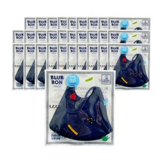 블루본 아이노우 썸머 주니어 중형 컬러 마스크 네이비 30매