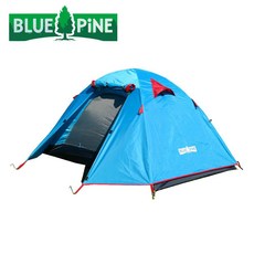 BLUE PINE 雙人鋁合金輕量帳篷 B71701，戶外登山露營首選，輕巧便攜，防水透氣, 藍色, 2