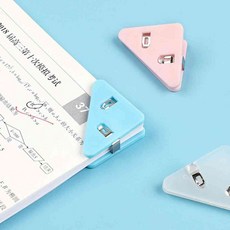 원포 북마크 책집게 사무용 서류 고정 종이 모서리 페이퍼클립 10P A4집게 서류집게 자석집게jsy31wnV