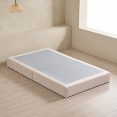 플러스 패브릭 파운데이션 침대 프레임 슈퍼싱글 SS, 오트밀베이지