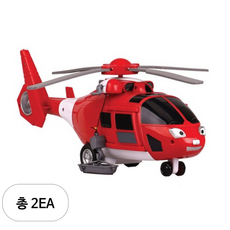 타요 바니랜드 구조헬기 에어 작동완구, 혼합색상, 2개