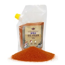 트릭시 천연 사막모래 (레드) 500g 햄스터 골든햄스터 드워프 모래 목욕 용품, 1개