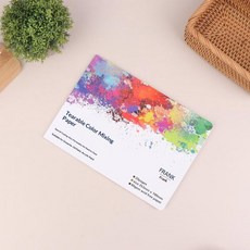 아티스트 일회용 떼어쓰는 팔레트 종이 페인트 플레이트 아티스트용 구아슈 유화 수채화 미술 용품, S