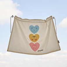 돗투돗 돗프렌즈 차량용 UV 햇빛가리개, 하트, 1개