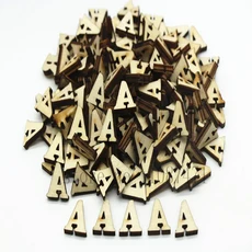 208pcs 8set 26 영어 알파벳 문자 나무 번호 가구 장식 예술 편지 디지털 디스플레이, 02 Letter A, 01 10mm--15mm 208pcs