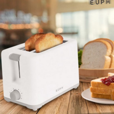 식빵 토스터기 2구 스테인리스 트레이 팝업 토스터기 조식 토스트 메이커 가정용 가전, 유파 토스터 EK-222W