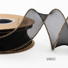 리본끈 실루엣 골드 스노우4cm 10A22, 최소구매수량 1 묶음 / 약 폭 4cm 길이 9m