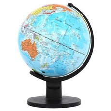 【SkyGlobe】10吋行政藍色海洋塑膠地球儀(中英文對照)《屋外生活》繁體中文 台灣製