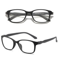 휴대용 고화질 초경량 불루라이트차단 TR90 안경테, 1개, TR90/그레이