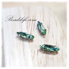 비즈라이프 3*11mm 뽀트 캡보석 30개, 1개, 페리돗트