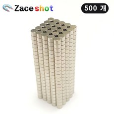 ND 지름 3mm x 두께 2mm 네오디움 원형자석 [제이스샷], 500개, 실버