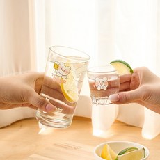 놀자곰 소맥잔 세트 (맥주잔 1입 소주잔 1입), 1개
