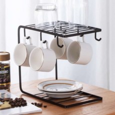 랄잇 컵걸이 그릇 선반 식기정리