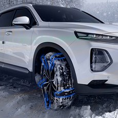 오토크로바 스노우 체인 스파이크형 8P 전차종 공용 편한 고급 간편 벨트, 1개