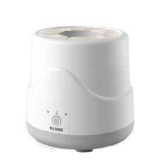 智能保溫搖奶器，恆溫調奶，一鍵搖勻，多種奶瓶適用，食品級材質，寶寶安心飲用, 霧灰色, 如附圖