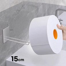 점보롤 휴지걸이 녹슬지않는 304 스텐 화장실 롤 두루말이 휴지 화장지 벽 걸이 홀더 가정용 업소용 SCL, 15cm, 1개