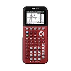 TI-84 Plus CE 컬러 그래프 계산기 화이트, 레드