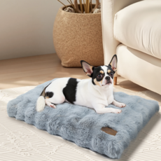 BingoPaw 강아지 방석 M-4XL 폭신 방석 하우스 방석 사각벙석 와플방석 커버분리 그레이, 그레이(GY), 1개