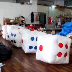 에어바운스 체육대회 협동게임 애벌레 달리기 풍선게임, C. 주사위(60cm), 1개