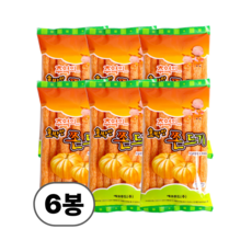 에코푸드 추억의 호박맛 쫀드기 70g 쫀디기, 6개
