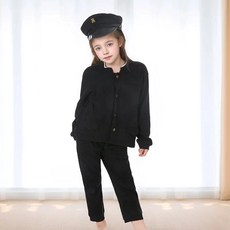 (대여) 여자 아기 옛날교복(차이나카라) 상의_바지