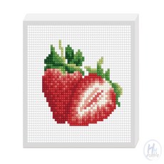 꼬메빔보 데코비즈 150 보석십자수 C04 딸기, 상세 설명 참조