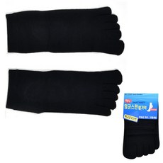 무좀예방 남성 항균 발가락 양말 단목 블랙 5켤레 흘러내리지 않는 발목밴드