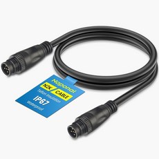 Naponal NMEA 2000 남성-남성 성별 변경 케이블 1피트 전문 해상 등급 N2K 네트워크 확장 - Garmin GPSMAP Lowrance HDS Simrad GONSS