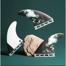 Deflow 衝浪舵 Thruster 3 Fins 西班牙品牌, Futures/Single tab,Highline Medium size, 1個