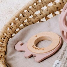 하라 코끼리치발기 아기백일 치아발육기 구강기장난감, 1개