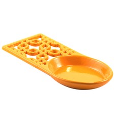 올드더치인터내셔널 데코 수저 받침, Butterscotch, 1개
