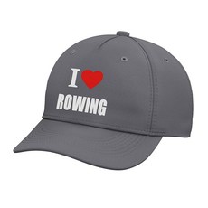 조정 보트와 기계 조절식 야구 모자 사랑하기, Slate Grey, One Size