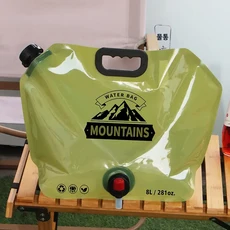 대용량 야외 캠핑 물 저장 가방 접이식 소프트 식수통 식품 등급 플라스틱 주머니