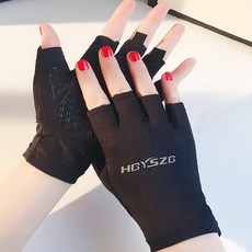여성용 스포츠 반장갑 블랙 운동 헬스 자전거 라이딩용