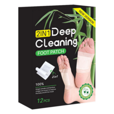 발바닥패치 대나무 목초수액 발바닥 파스 12p, 1세트, 12개