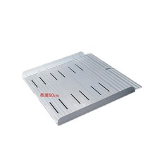 台北無障礙 海夫 單片式斜坡板 攜帶平面式輪椅梯(長60cm/寬76cm/高5cm), 1個