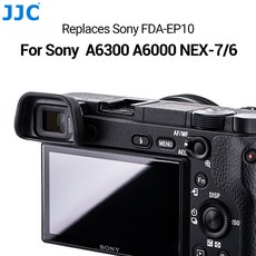 소니 A6300 A6100 A6000 NEX-6 NEX-7 용 JJC 소프트 아이피스 아이 컵 FDA-EP10 아이 컵 dslr FDA-EV1S 전자 뷰 파인더 대체
