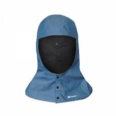 AH-2 카멜로 헤지 데님 순면안감 용접 작업용 두건, 청, 1개