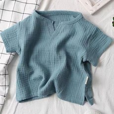 兒童純色短袖T恤2025新款男童棉紗薄款上衣夏季嬰兒寶寶半袖衣服