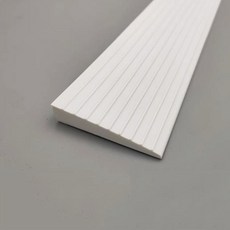 로봇청소기 접착식 문턱 도어턱받침 1m 실내용 높이 0.6cm 1cm 문지방 계단 실리콘 소재 컷팅 가능, 화이트, 1개