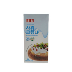 사우어크림 홈베이킹재료 사워크림 사워크림LP 생크림 베이킹재료, 1개, 1개입, 1kg