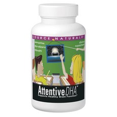 SOURCE NATURALS Attentive DHA軟膠囊 100mg, 1個, 30 件